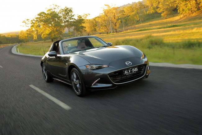 Обои картинки фото mazda mx-5 rf special edition au-spec 2017, автомобили, mazda, 2017, au-spec, edition, special, rf, mx-5