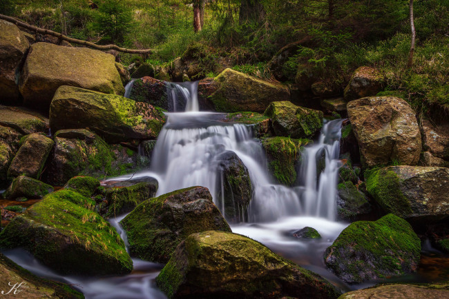 Обои картинки фото природа, водопады, простор