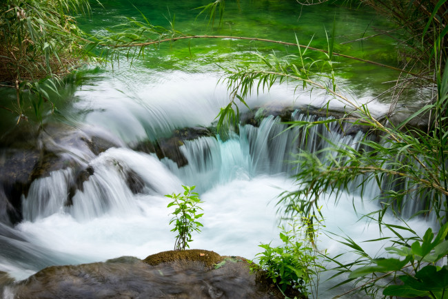 Обои картинки фото природа, водопады, простор