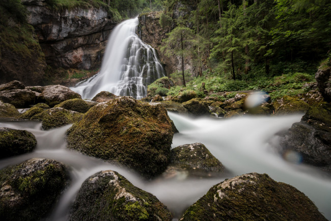 Обои картинки фото природа, водопады, простор