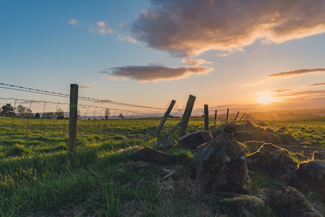 Обои картинки фото природа, восходы, закаты, простор