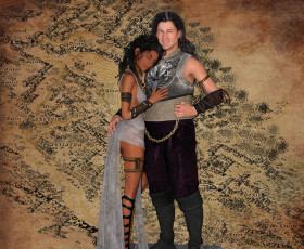 Картинка 3д+графика романтика+ romantics девушка взгляд фон