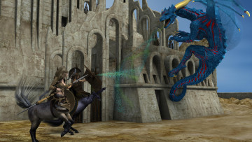 Картинка 3д+графика существа+ creatures дракон кентавры