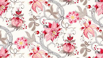 обоя векторная графика, цветы , flowers, цветы, фон