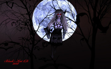 Картинка 3д+графика существа+ creatures девушка взгляд фон