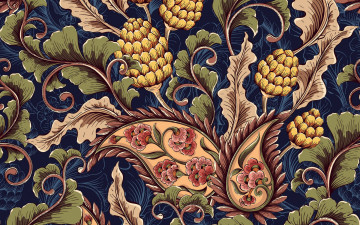 Картинка векторная+графика цветы+ flowers цвет фон узор