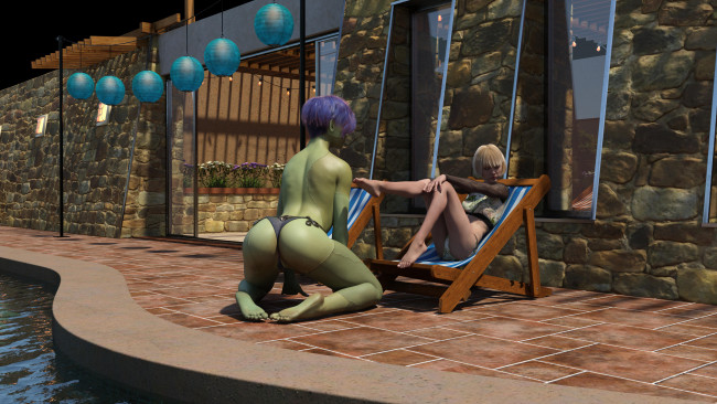 Обои картинки фото 3д графика, фантазия , fantasy, взгляд, девушки, фон