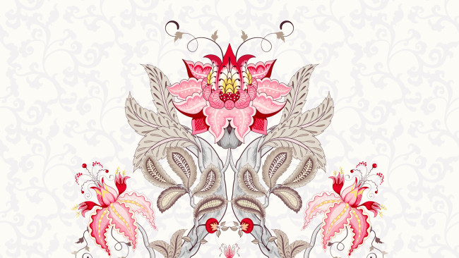Обои картинки фото векторная графика, цветы , flowers, фон, цветы