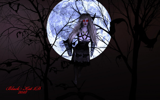 Обои картинки фото 3д графика, существа , creatures, девушка, взгляд, фон