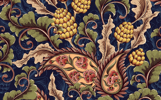 Обои картинки фото векторная графика, цветы , flowers, цвет, фон, узор