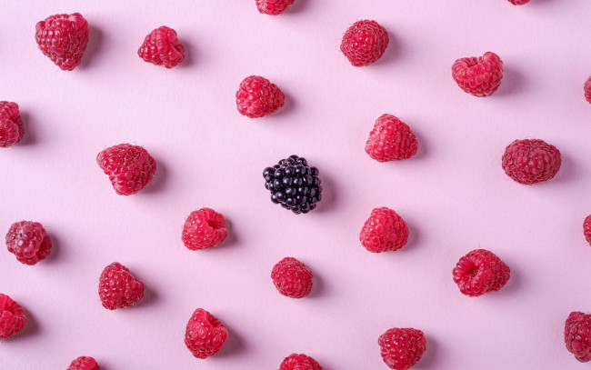 Обои картинки фото еда, малина, ягоды, спелая