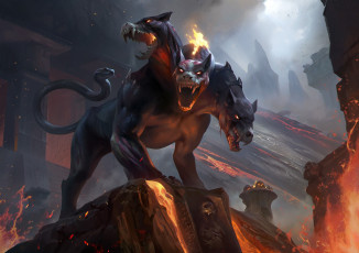 Картинка clash+of+wonders видео+игры ---другое цербер