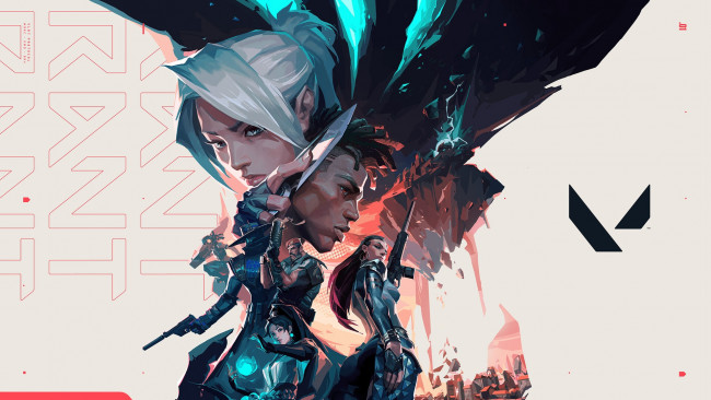 Обои картинки фото видео игры, valorant, девушки, парни, оружие