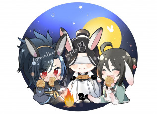 Картинка аниме mo+dao+zu+shi сюэ ян сяо синчень а-цин печенье уши