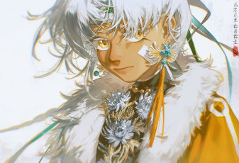 Картинка аниме unknown +другое+ лицо цветы