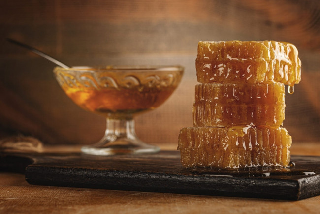 Обои картинки фото еда, мёд,  варенье,  повидло,  джем, мед, соты