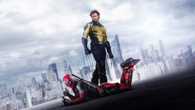 Обои картинки фото кино фильмы, deadpool 3, дэдпул, третья, часть, unbreakable, bonds, wolverine, deadpool, 3, 2024, movies, hugh, jackman, superheroes, artist, artwork, digital, art
