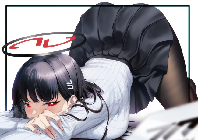 Обои картинки фото аниме, ангелы,  демоны, девушка