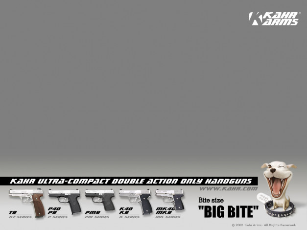 Обои картинки фото kahr, family, оружие, пистолеты