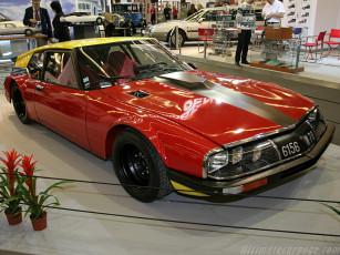 Картинка citroen sm автомобили выставки уличные фото