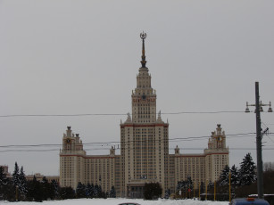 Картинка воробьевы горы московский государственный университет города москва россия