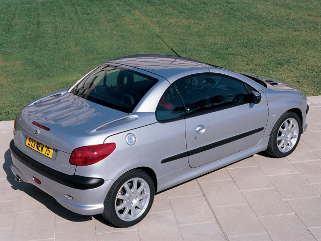 Обои картинки фото peugeot, 206cc, автомобили