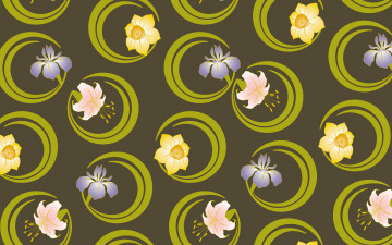 Картинка рисованные цветы