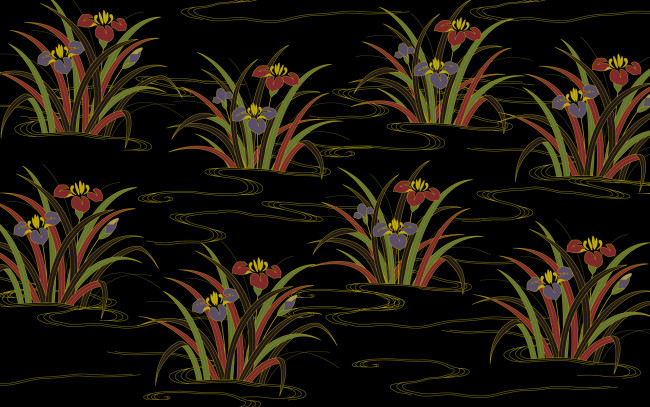 Обои картинки фото рисованные, цветы