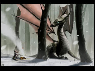 Картинка фэнтези драконы