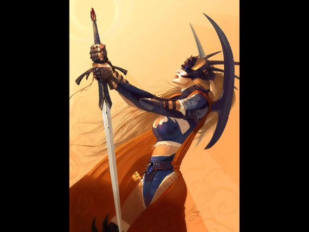 Обои картинки фото фэнтези, девушки