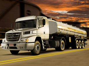 Картинка автомобили mercedes trucks atron