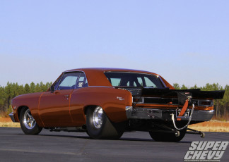 Картинка автомобили hotrod dragster chevelle