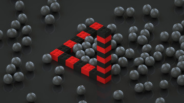 Картинка 3д графика шары фон цвета узор