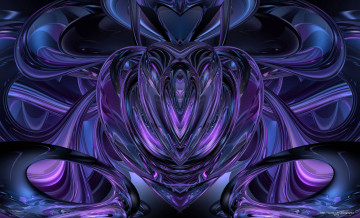 Картинка 3д графика fractal фракталы цвета узор