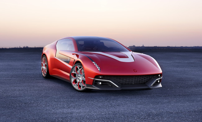 Обои картинки фото 2012, italdesign, brivido, автомобили, giugiaro