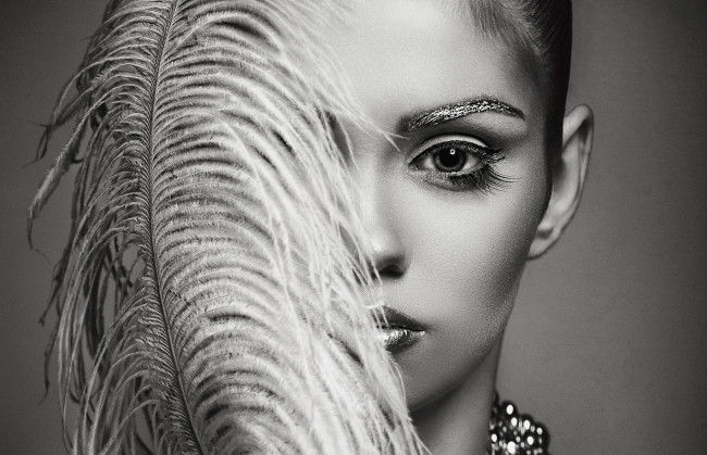 Обои картинки фото -Unsort Лица Портреты, девушки, unsort, лица, портреты, лицо, перо