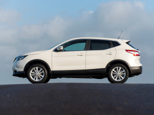 обоя автомобили, nissan, datsun, qashqai, uk-spec, 2014г, светлый