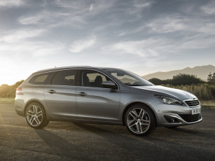 обоя автомобили, peugeot, 308, sw, 2014г