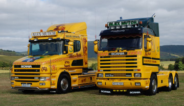 Картинка scania автомобили scania+ выставка улица грузовые швеция ab судовые дизельные двигатели автобусы