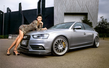 обоя автомобили, авто с девушками, девушка, автомобиль, азиатка