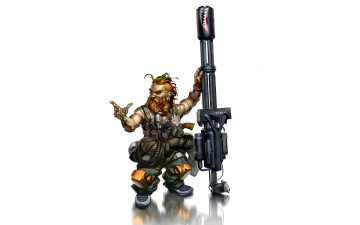 Картинка Человек+с+оружием фэнтези люди бородатый человек оружие