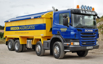 Картинка scania автомобили scania+ выставка улица грузовые швеция ab судовые дизельные двигатели автобусы