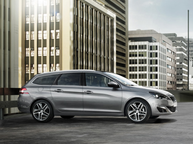 Обои картинки фото автомобили, peugeot, 308, sw, 2014г