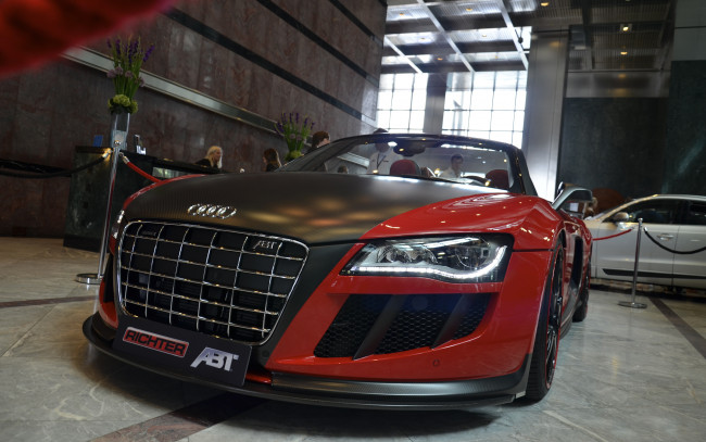 Обои картинки фото автомобили, выставки и уличные фото, audi, r8