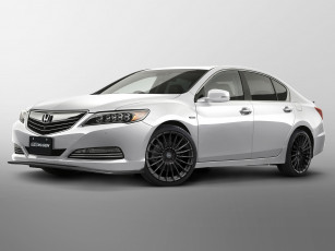 Картинка автомобили honda mugen legend hybrid 2014г светлый