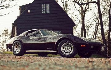 Картинка автомобили corvette chevrolet black