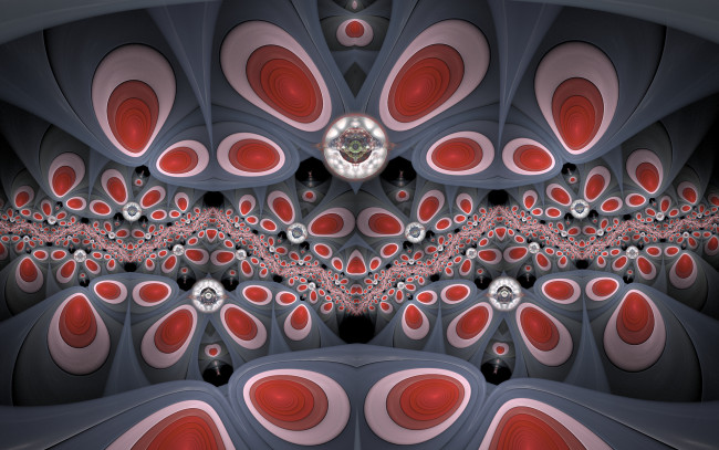 Обои картинки фото 3д графика, фракталы , fractal, цвета, фон, узор