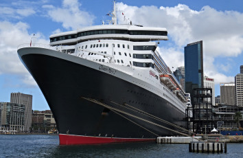 Картинка queen+mary+2 корабли лайнеры лайнер круиз