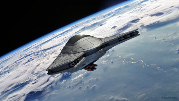 Картинка 3д+графика космические+корабли +звездолеты+ spaceships +starships галактика вселенная полет космический корабль