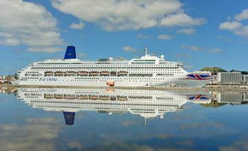 Картинка oriana корабли лайнеры лайнер круиз